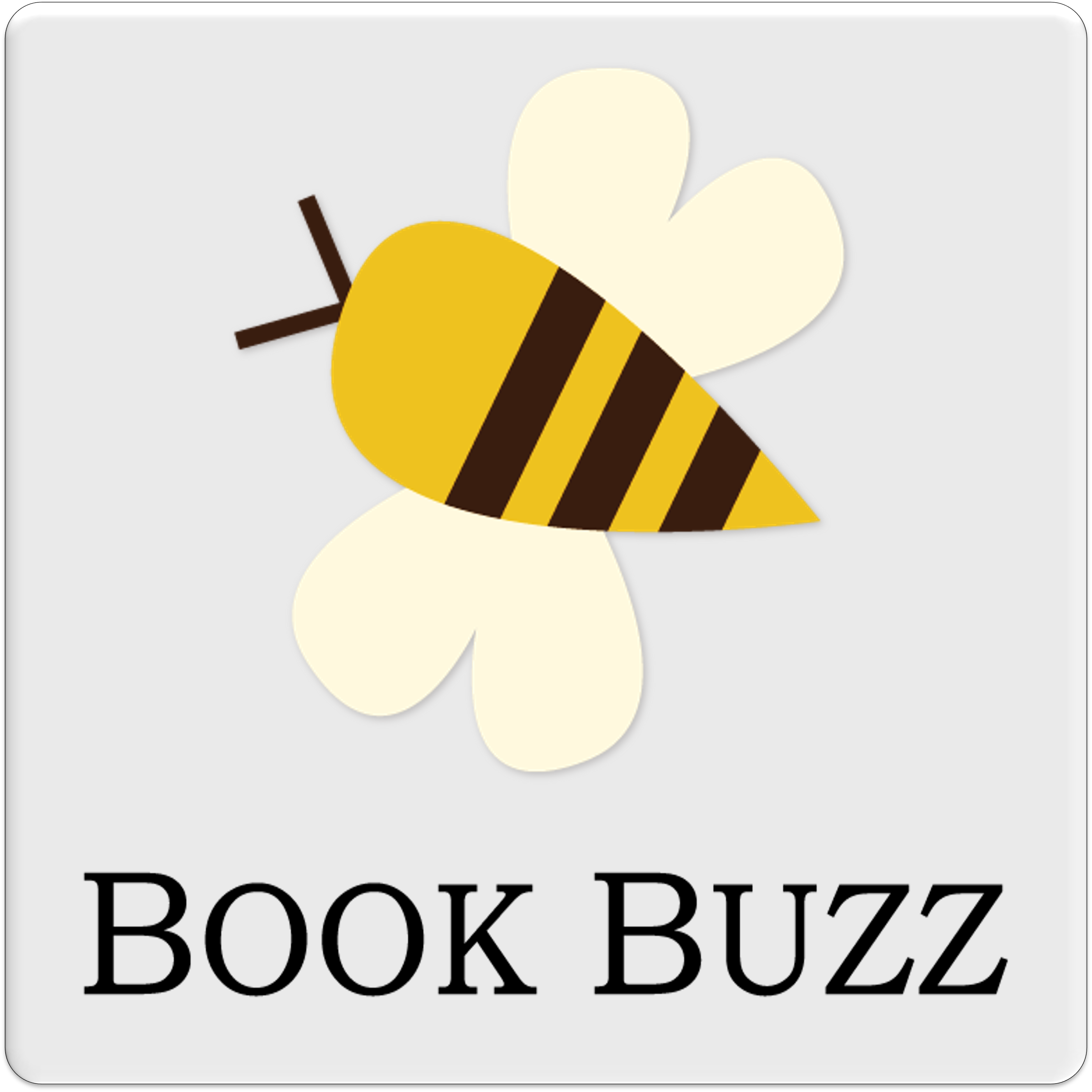 button with Book Buzz logo